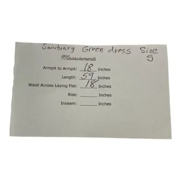 Women's Sanctuary Olive Green Dress SKU074 - Picture 5 of 5